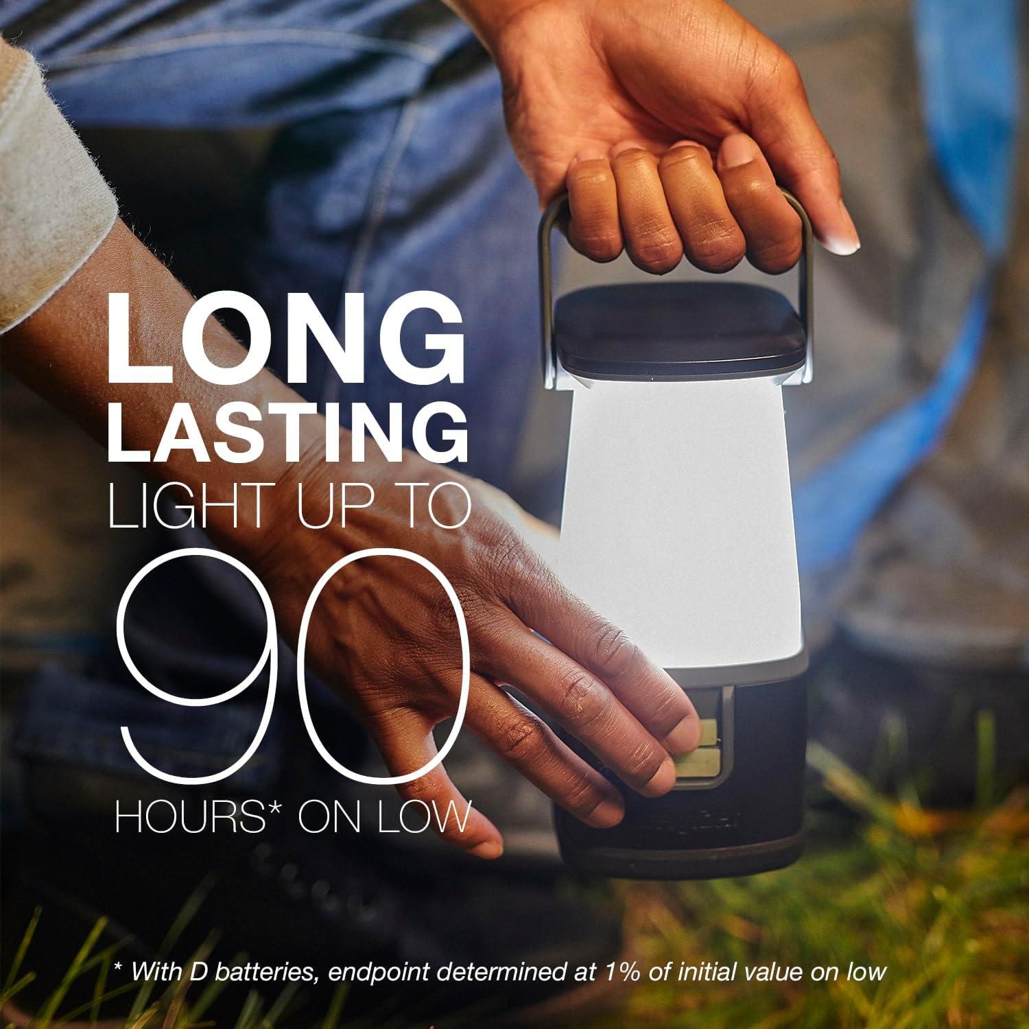 image:imageENERGIZER WeatheReady LED Camping Lantern PRO360 IPX4 Water Resistant Tent Light Ultra Bright Battery Powered Lanterns for Camping Outdoors Emergency Power OutageBlack