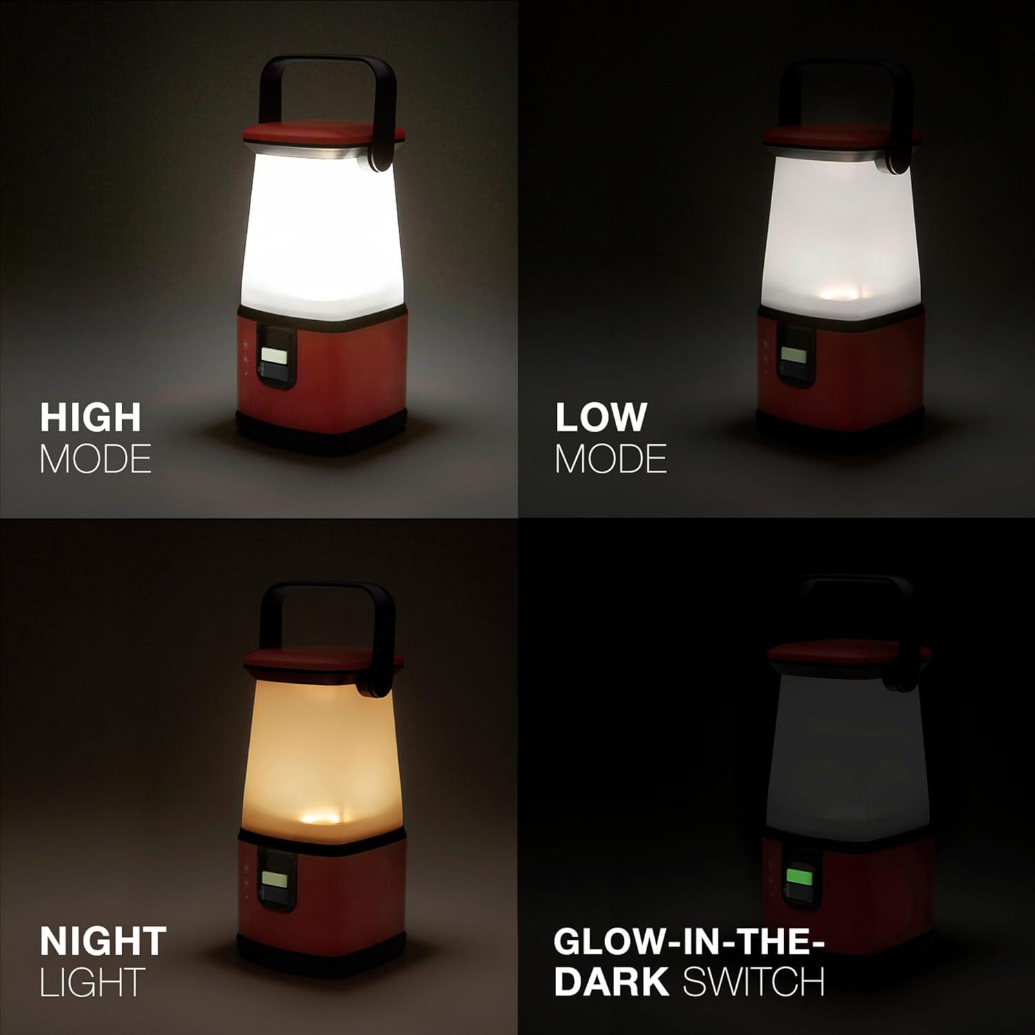 image:imageENERGIZER WeatheReady LED Camping Lantern PRO360 IPX4 Water Resistant Tent Light Ultra Bright Battery Powered Lanterns for Camping Outdoors Emergency Power OutageRed