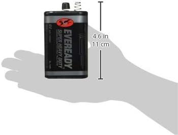 image:imageEVEREADY 6V Battery Super Heavy Duty 6 Volt Battery 1 Count1 Count Pack of 4
