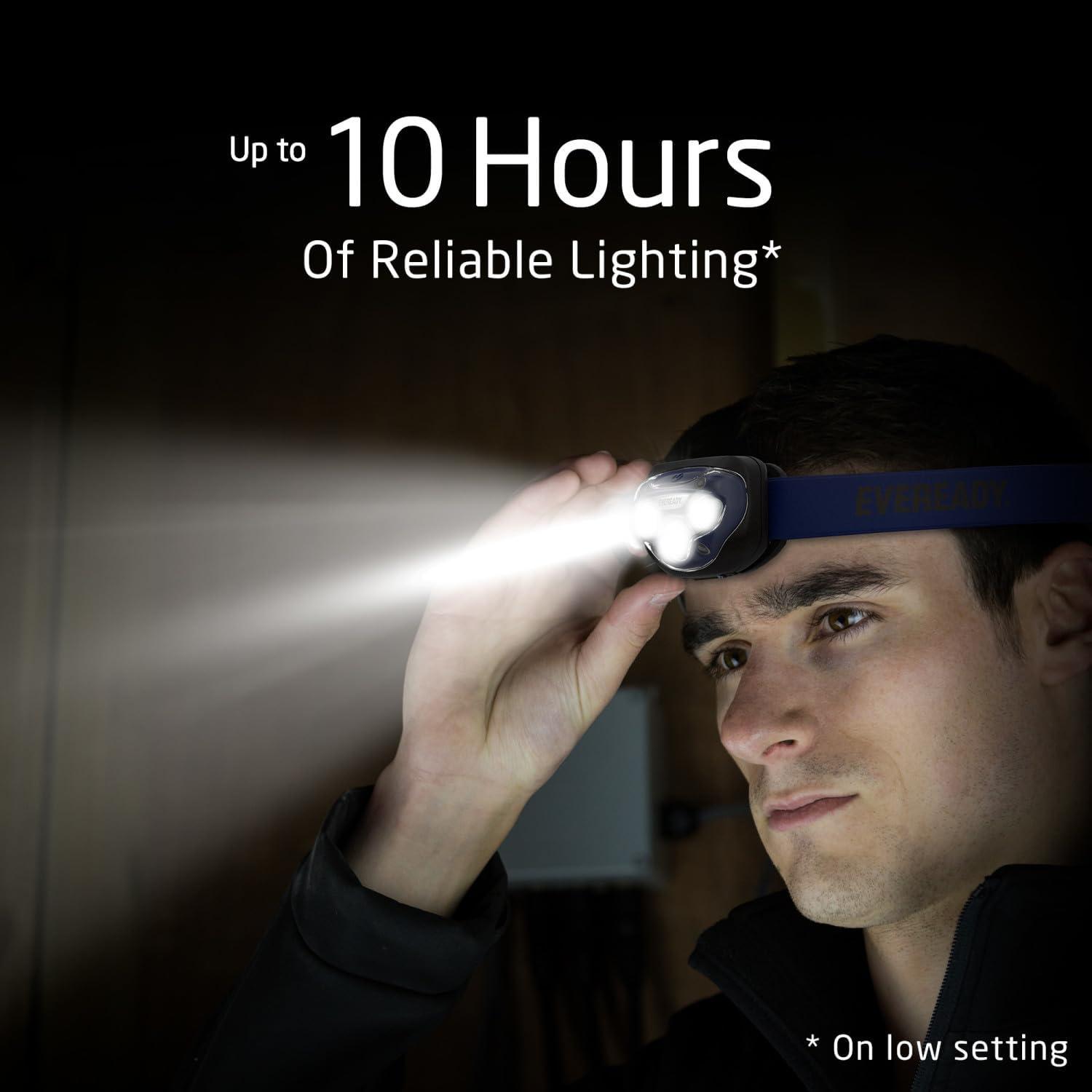image:imageEVEREADY LED Headlamps Pro200 5Pack IPX4 Water Resistant Bright and Durable Head Lights for Camping Hiking Emergency Power Outage Batteries IncludedNavy Blue 5Pack