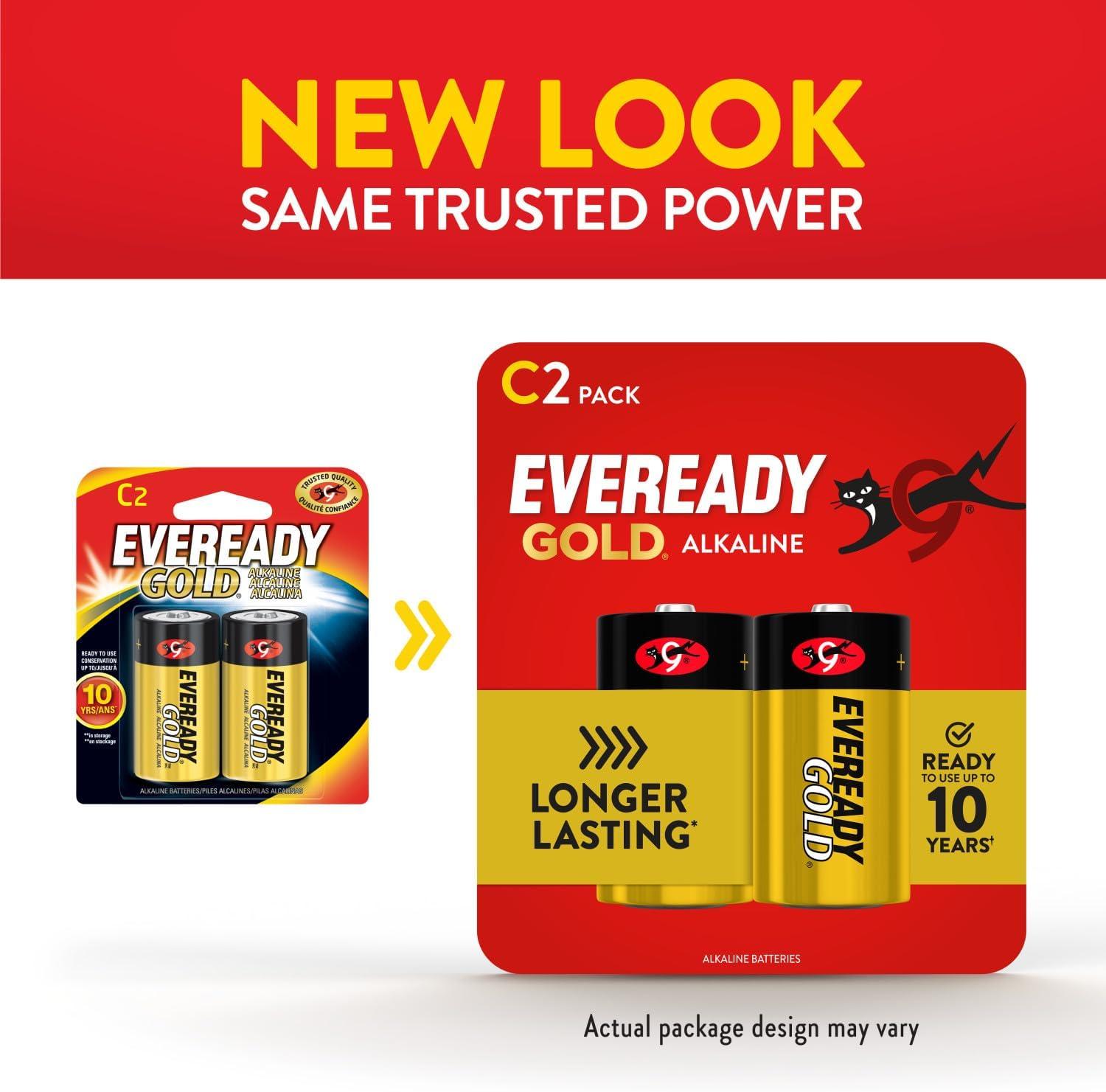 image:imageEnvirofit Energizer C2 EVEREADY Alkaline Battery 2 Count Pack of 12 Count Pack of 1