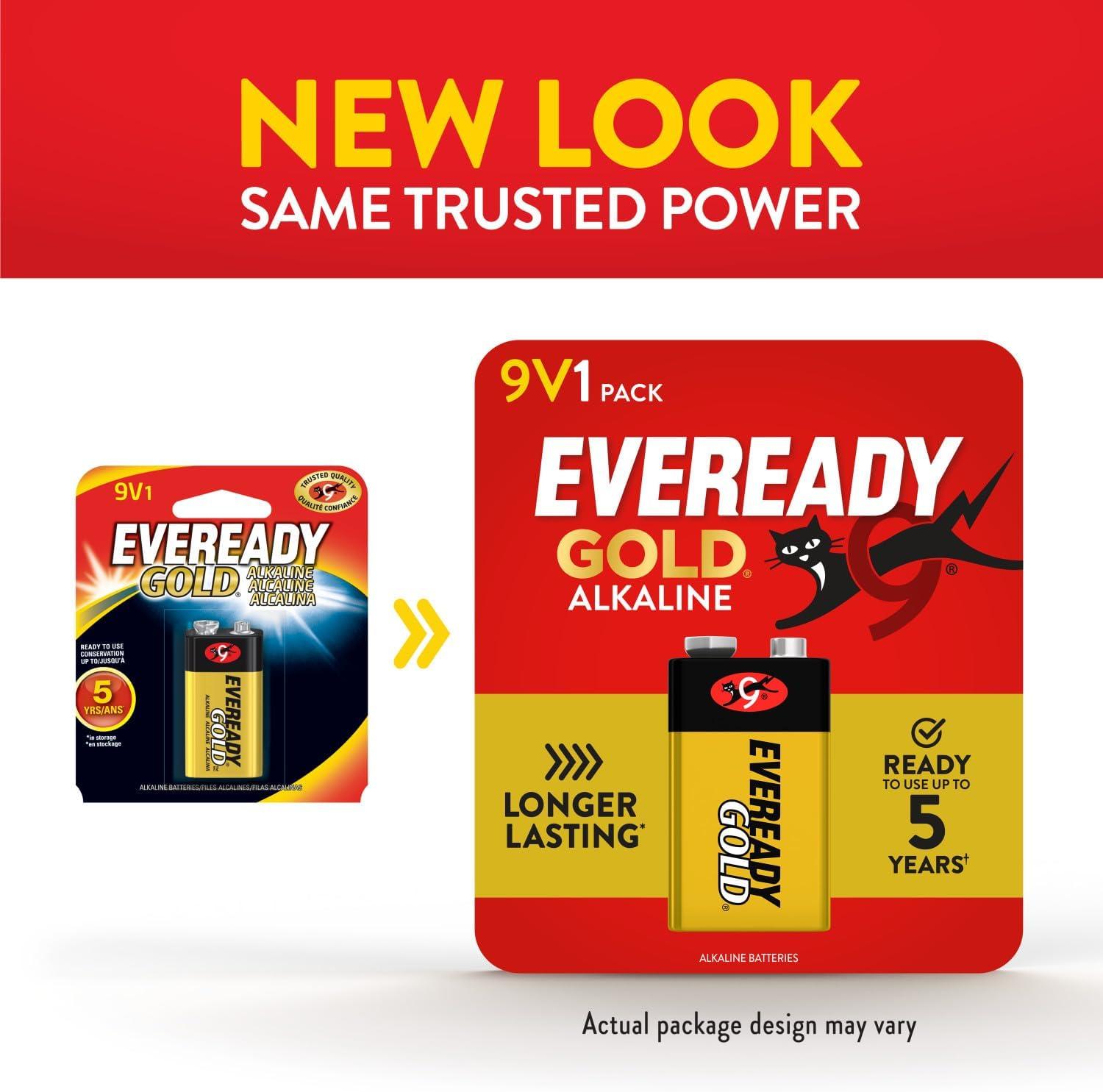 image:imageEveready Gold Alkaline 9V Batteries 1 Pack of 9 Volt Batteries9V1