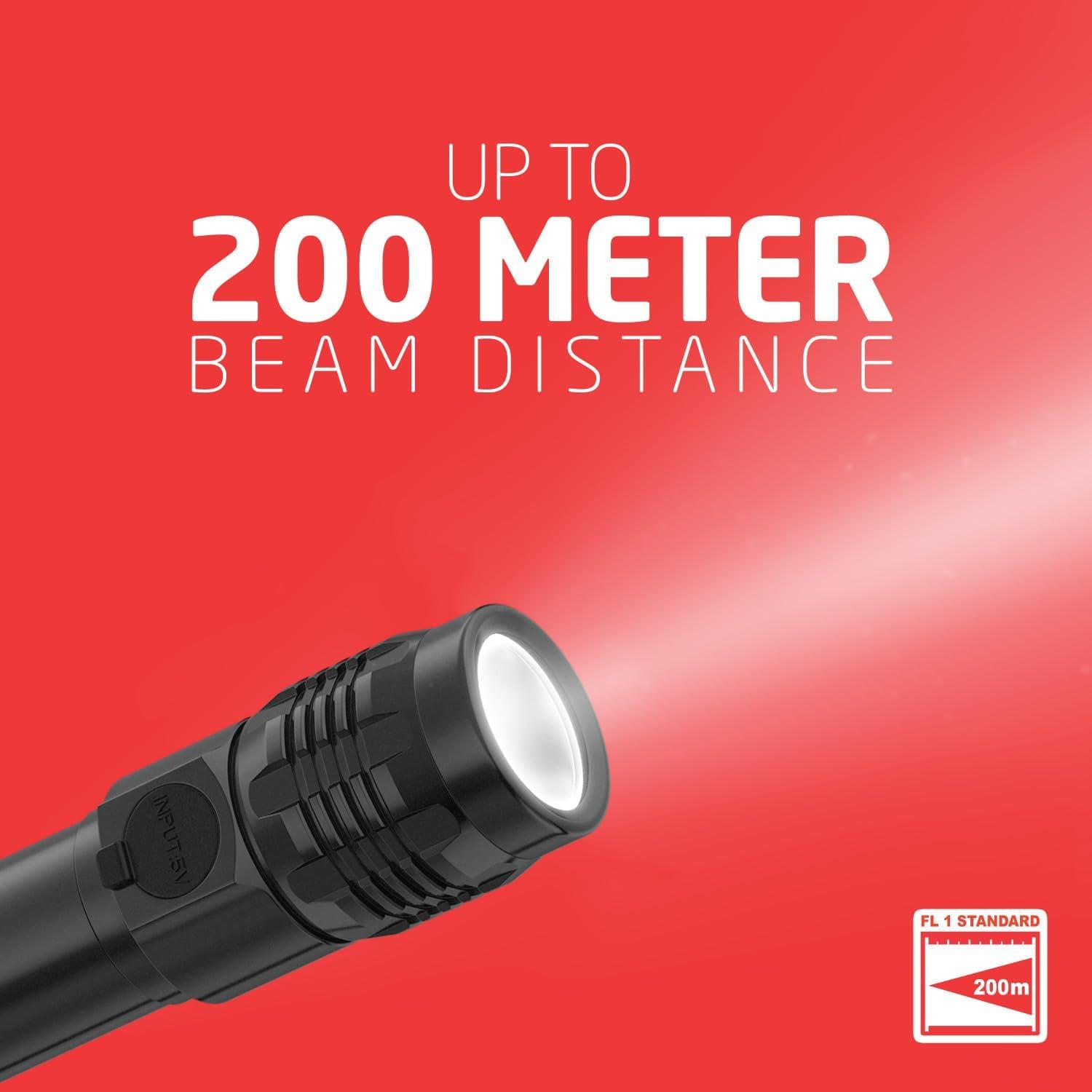 image:imageEveready LED Tactical Flashlight Bright Rechargeable Flashlights for Emergencies and Camping Gear Water Resistant Flash Light