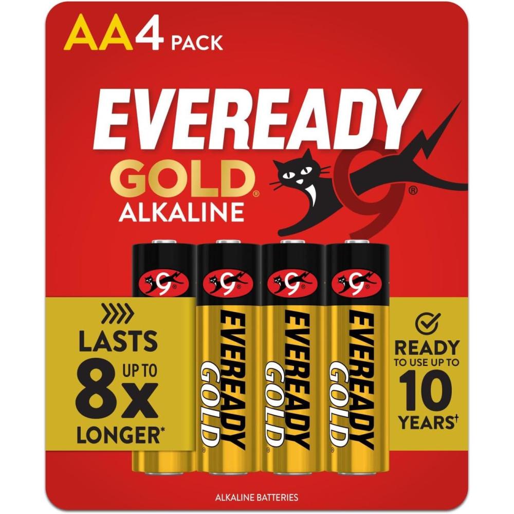 image:imageEveready Gold Alkaline Batteries AA 4Count4 Count Pack of 1