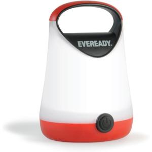 Eveready LED Camping Lantern X-250 (2-Pack), Super Bright Tent Lights, Rugged Water Resistant LED Lanterns, 100 Hour Run-time (Batteries Included), Green/Tan(Red and Black)