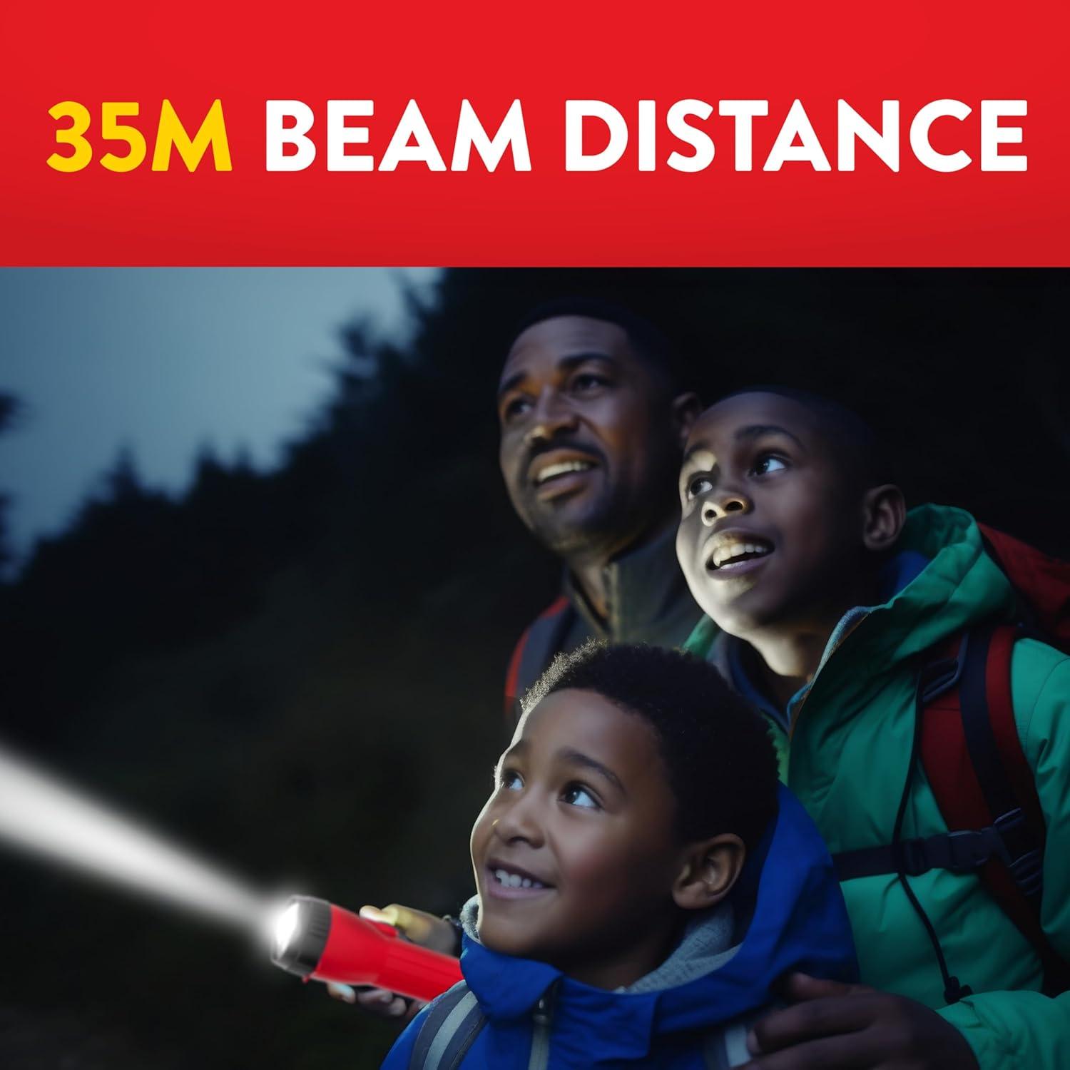 image:imageEVEREADY LED Flashlights 3Pack Bright Flashlights for Emergencies and Camping Gear Power Outage Flash Light AA Batteries Included3 pack